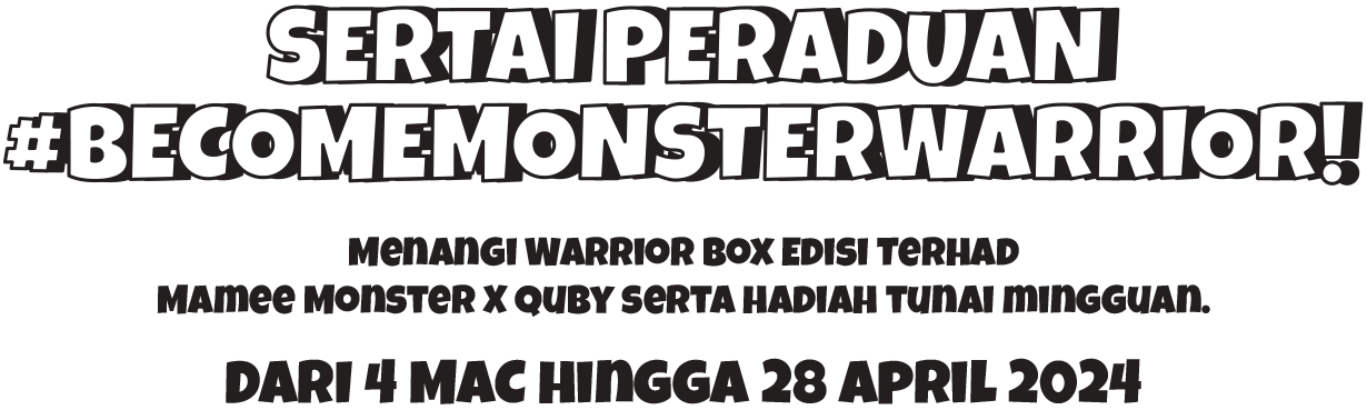 Sertai Peraduan become monster warrior!